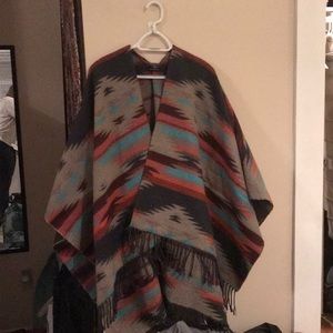 AE Wool Poncho